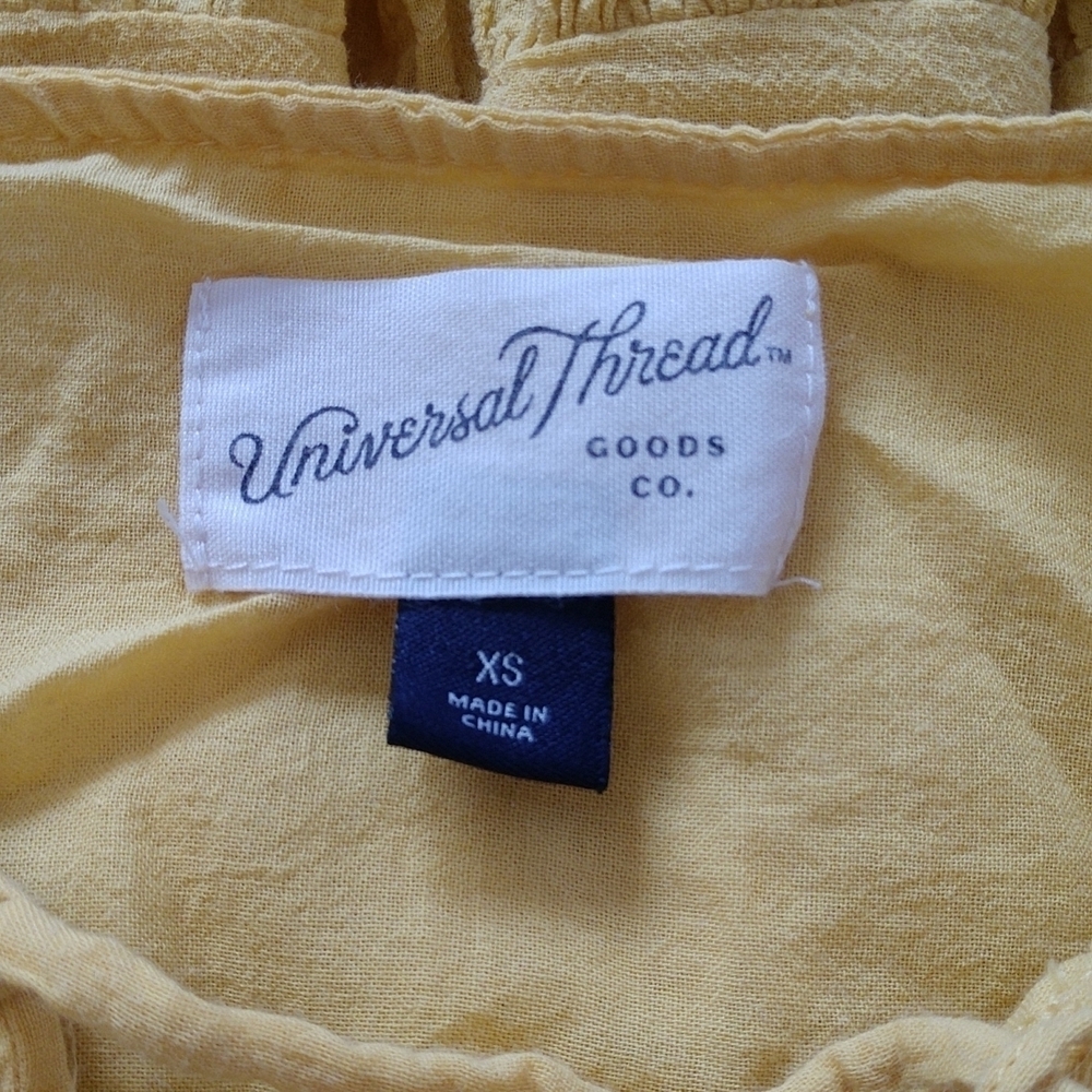 Universal Thread Sleeveless Yellow Dress Size XS - Picture 5 of 10